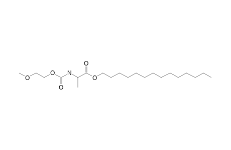 L-Alanine, N-(2-methoxyethoxycarbonyl)-, tetradecyl ester