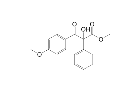 Methyl 2-hydroxy-3-(4-methoxyphenyl)-3-oxo-2-phenylpropanoate