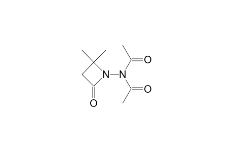 1-Diacetylamino-4,4-dimethylazetidin-2-one