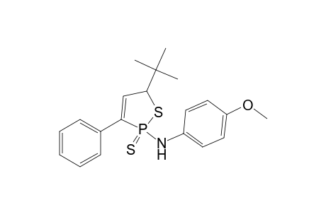 1,2-Thiaphosphol-2(5H)-amine, 5-(1,1-dimethylethyl)-N-(4-methoxyphenyl)-3-phenyl-, 2-sulfide