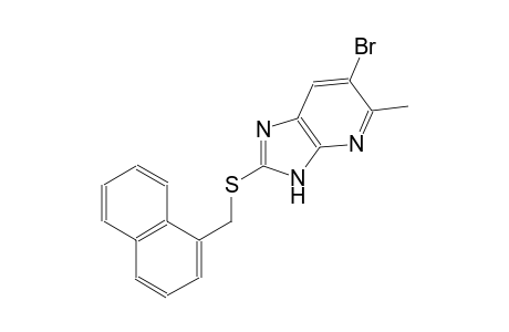 6-bromo-5-methyl-2-[(1-naphthylmethyl)sulfanyl]-3H-imidazo[4,5-b]pyridine