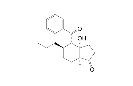 4-Benzoyl-3a-hydroxy-7a-methyl-5-propyl-octahydro-inden-1-one