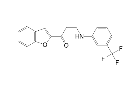 1-(1-benzofuran-2-yl)-3-[3-(trifluoromethyl)anilino]propan-1-one