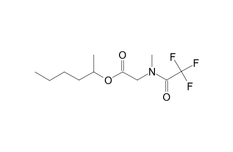 Glycine, N-methyl-N-(trifluoroacetyl)-, 1-methylpentyl ester