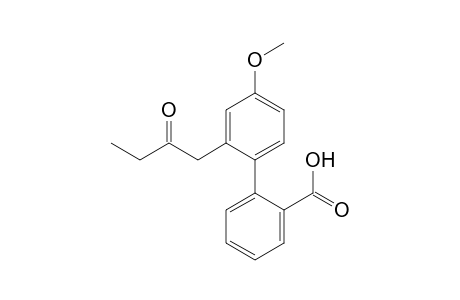2-[2-Oxobutyl-(4'-methoxyphenyl)]benzoic acid
