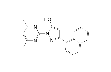 1-(4,6-dimethyl-2-pyrimidinyl)-3-(1-naphthyl)-1H-pyrazol-5-ol