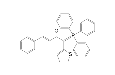 (E)-4-phenyl-1-(2-thienyl)-1-triphenylphosphoranylidene-but-3-en-2-one