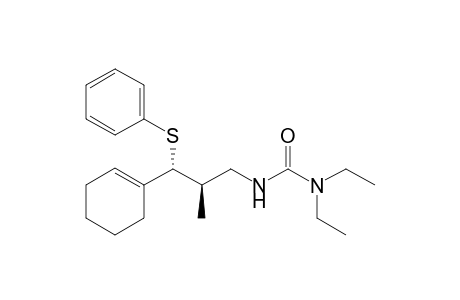 anti-(2RS,3RS)-N,N-Diethyl-N'-[(3-phenylthio-2-methyl-3-cyclohexenyl)propyl]urea