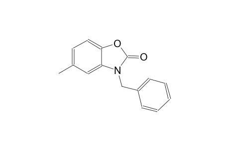 2(3H)-benzoxazolone, 5-methyl-3-(phenylmethyl)-