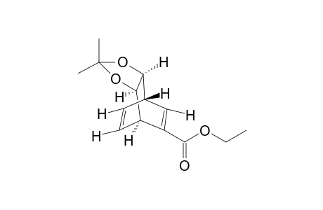 Ethyl (3aR*,4R*,7S*,7a.S*)-4,7-dihydro-2,2-dimethyl-4,7-etheno-1,3-benzodioxole-5-carboxylate