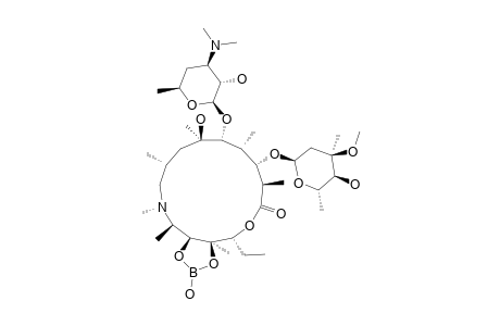 AZITHROMYCIN-11,12-HYDROGENBORATE