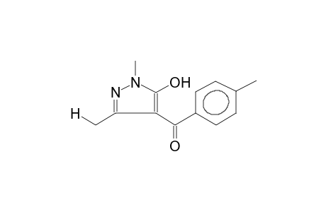 1,3-DIMETHYL-4-(4-METHYLBENZOYL)-5-HYDROXYPYRAZOLE