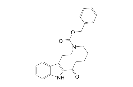 6-(Benzyloxycarbonyl)-6-azacyclodeca[5,4-b]indol-1-one
