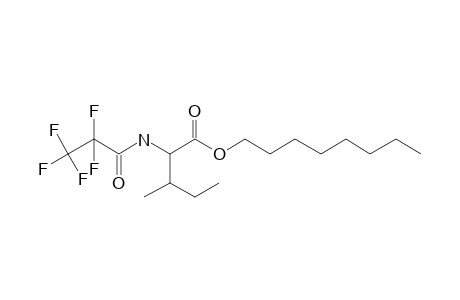 L-Isoleucine, N-pentafluoropropionyl-, octyl ester