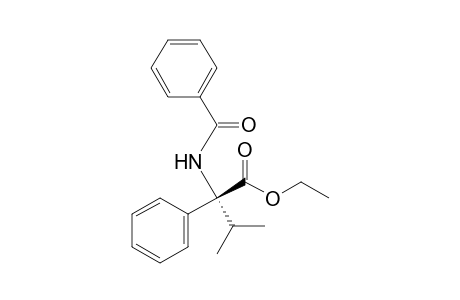 (R)-Ethyl 2-benzamido-3-methyl-2-phenylbutanoate