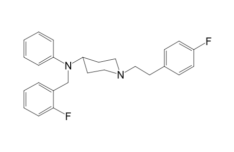1-[2-(4-Fluorophenyl)ethyl]-N-(2-fluorobenzyl)-N-phenylpiperidin-4-amine