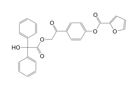 4-(2-{[hydroxy(diphenyl)acetyl]oxy}acetyl)phenyl 2-furoate