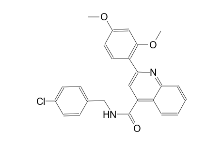 N-(4-chlorobenzyl)-2-(2,4-dimethoxyphenyl)-4-quinolinecarboxamide