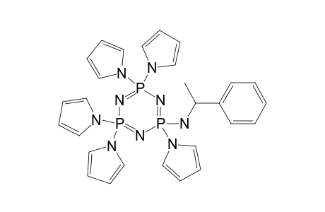 [2,4,4,6,6-penta(pyrrol-1-yl)-1,3,5-triaza-2$l^{5},4$l^{5},6$l^{5}-triphosphacyclohexa-1,3,5-trien-2-yl]-(1-phenylethyl)amine
