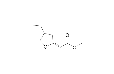 (2E)-2-(4-ethyl-2-oxolanylidene)acetic acid methyl ester