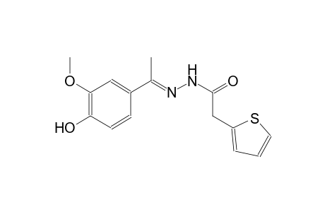 2-thiopheneacetic acid, 2-[(E)-1-(4-hydroxy-3-methoxyphenyl)ethylidene]hydrazide