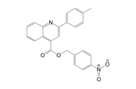 4-quinolinecarboxylic acid, 2-(4-methylphenyl)-, (4-nitrophenyl)methyl ester
