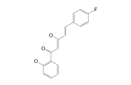 3-HYDROXY-1-(2-HYDROXYPHENYL)-5-(4-FLUOROPHENYL)-2,4-PENTADIEN-1-ONE