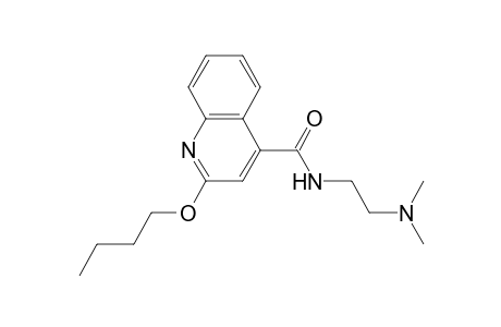 2-Butoxy-n-(2-(dimethylamino)ethyl)-4-quinolinecarboxamide