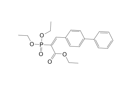 Ethyl (2Z)-3-[1,1'-biphenyl]-4-yl-2-(diethoxyphosphoryl)-2-propenoate