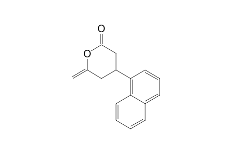 4-(1-naphthyl)-6-methylidenetetrahydro-2-pyranone