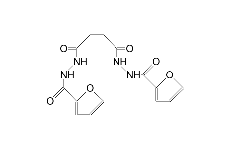 N,N'-Bis(2-furoyl)-succinic acid, dihydrazide