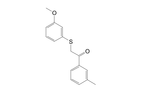 2-(3-Methoxyphenylthio)-1-m-tolylethanone