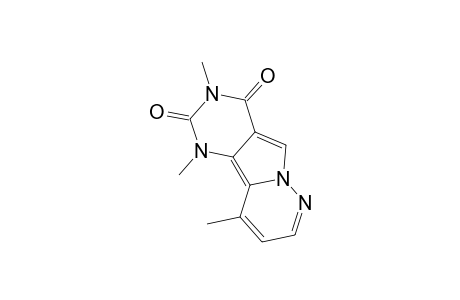 1,3,10-Trimethylpyrimido[4',5':3,4]pyrrolo[1,2-b]pyridazine-2,4(1H,3H)-dione