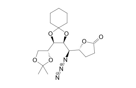 (5R)-5-[(1S,2S,3S,4R)-1-Azido-2,3-cyclohexylidenedioxy-4,5-isopropylidenedioxy-1-hydroxypentyl]trtrafuran-2-one