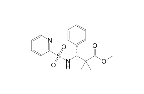 (R)-2,2-Dimethyl-3-phenyl-3-(pyridine-2-sulfonylamino)-propionic acid methyl ester