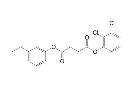 Succinic acid, 2,3-dichlorophenyl 3-ethylphenyl ester