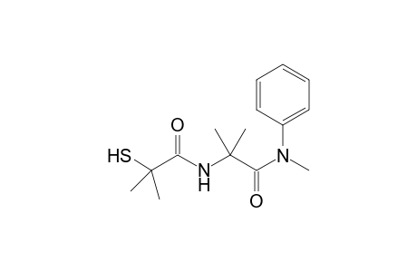 2-Methyl-N-[1-methyl-1-(N-methyl-N-phenylcarbamoyl)ethyl]-2-sulfanylpropanamide