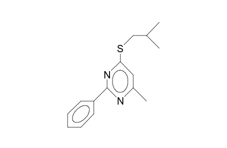 4-Isopropylthio-6-methyl-2-phenyl-pyrimidine