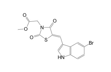 methyl {(5Z)-5-[(5-bromo-1H-indol-3-yl)methylene]-2,4-dioxo-1,3-thiazolidin-3-yl}acetate