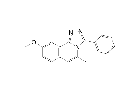 9-Methoxy-5-methyl-3-phenyl-[1,2,4]triazol[3,4-a]isoquinoline