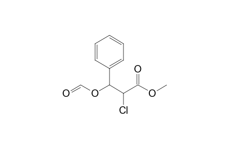 Methyl 2-chloro-3-(formyloxy)-3-phenylpropanoate