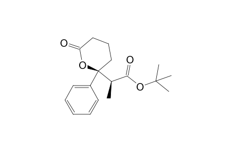 (S*)-tert-Butyl 2-((S*)-6-oxo-2-phenyltetrahydro-2H-pyran-2-yl)propanoate