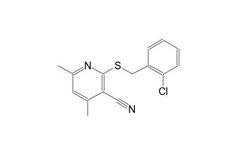 2-[(2-chlorobenzyl)sulfanyl]-4,6-dimethylnicotinonitrile