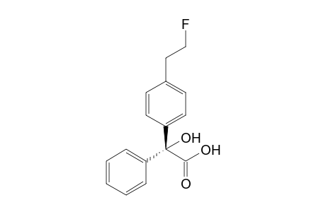 (R)-.alpha.-Hydroxy-.alpha.-(4-[2-fluoroethyl]phenylbenzeneacetic acid