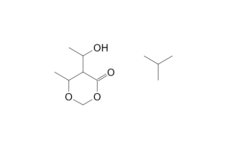 1,3-DIOXAN-4-ONE, 2-(1,1-DIMETHYLETHYL)-5-(1-HYDROXYETHYL)-6-METHYL-, [2R-[2alpha,5alpha(S*),6alpha]]-