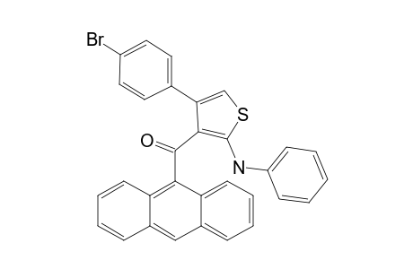 2-ANILINO-3-(9-ANTHRACENOYL)-4-(4-BrOMOPHENYL)-THIOPHENE