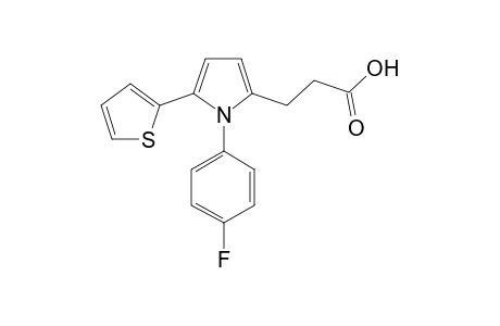 3-[1-(4-fluorophenyl)-5-(2-thienyl)pyrrol-2-yl]propanoic acid
