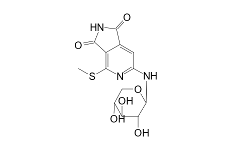 7-Methylthio-5.beta.,D-xylopyranosylaminopyrrolo[3,4-c]pyridin-(2H)-1,3-dione
