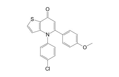 4-(4-Chlorophenyl)-5-(4-methoxyphenyl)thieno[3,2-b]pyridin-7(4H)-one