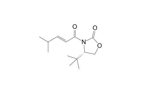 (4S)-4-tert-butyl-3-[(E)-4-methyl-1-oxopent-2-enyl]-2-oxazolidinone
